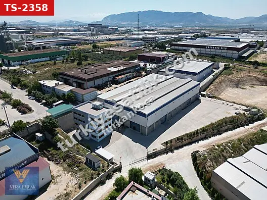 OSB'DE 8000M2 ARSA İÇERİSİNDE 4000 M2 FABRİKA VE İDARİ BİNA!